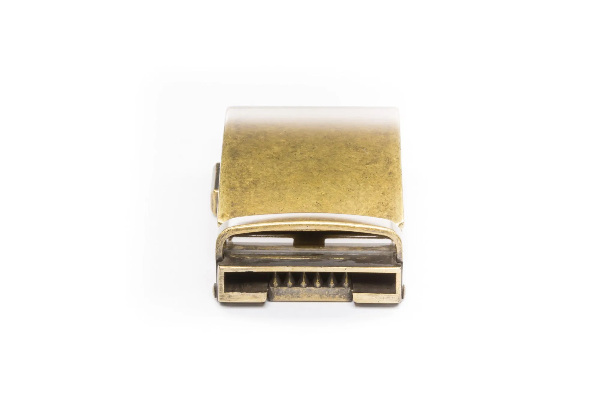 1.5" Classic Buckle in Antiqued Gold