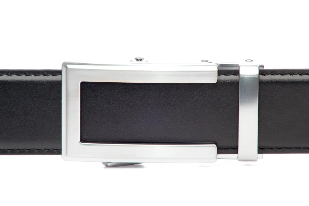 1.5" Traditional Buckle in Silver