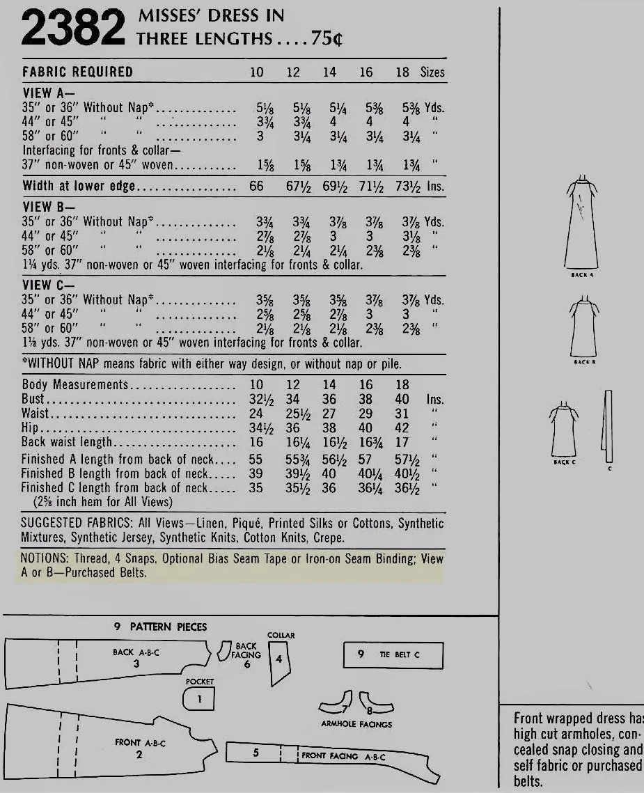 1970s CHIC Mod WRAP Dress Pattern McCALLS 2382 Mini, Regular and MAXI Dress Perfect CruiseWear Bust 32 Vintage Sewing Pattern UNCUT