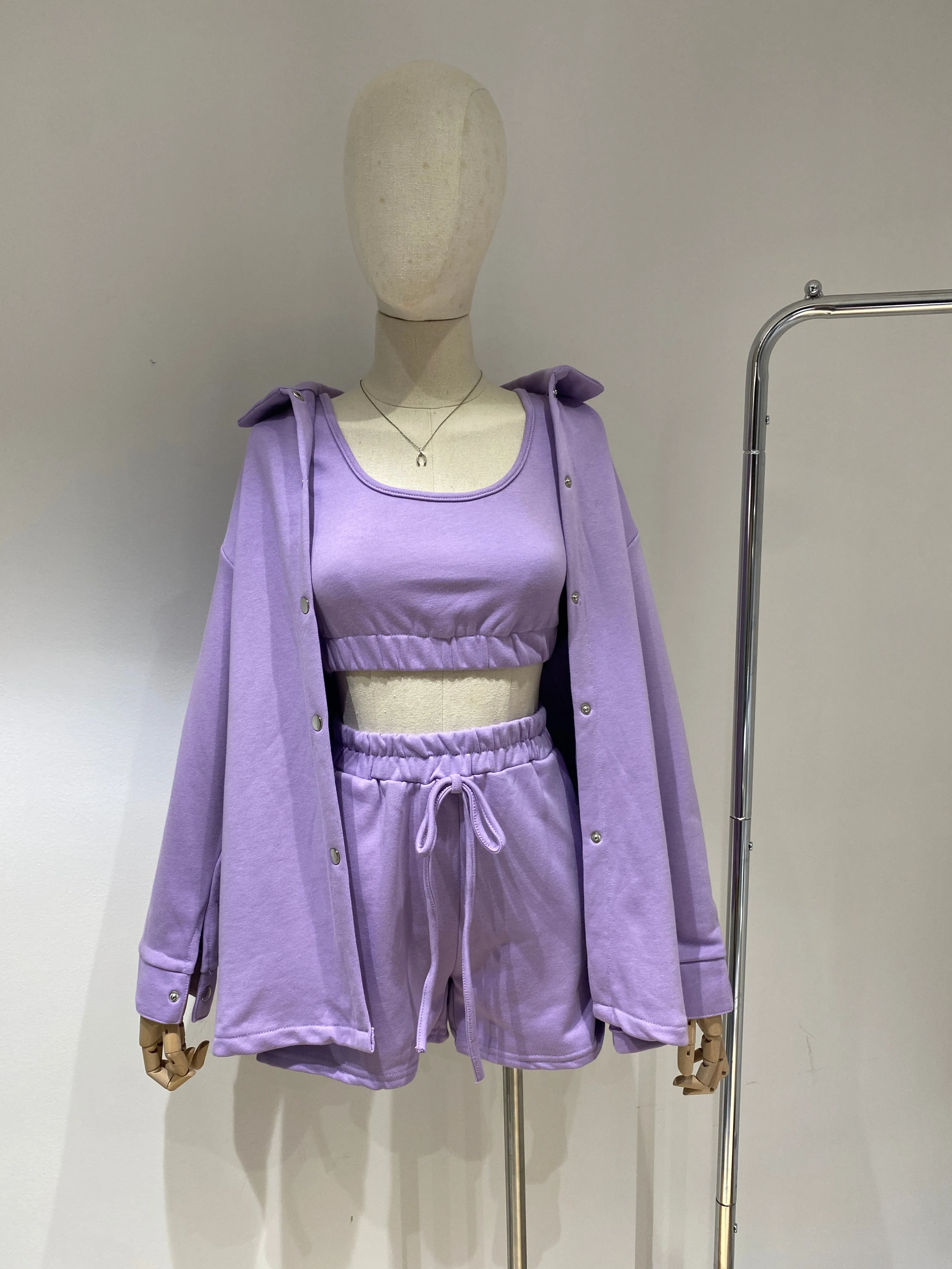 2-Piece Loungewear Co-ord Set - Orchid