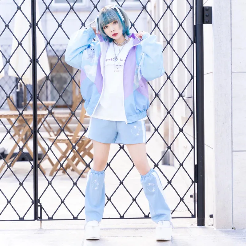 ACDC RAG Safe Jersey Leg Warmers - Pastel Blue