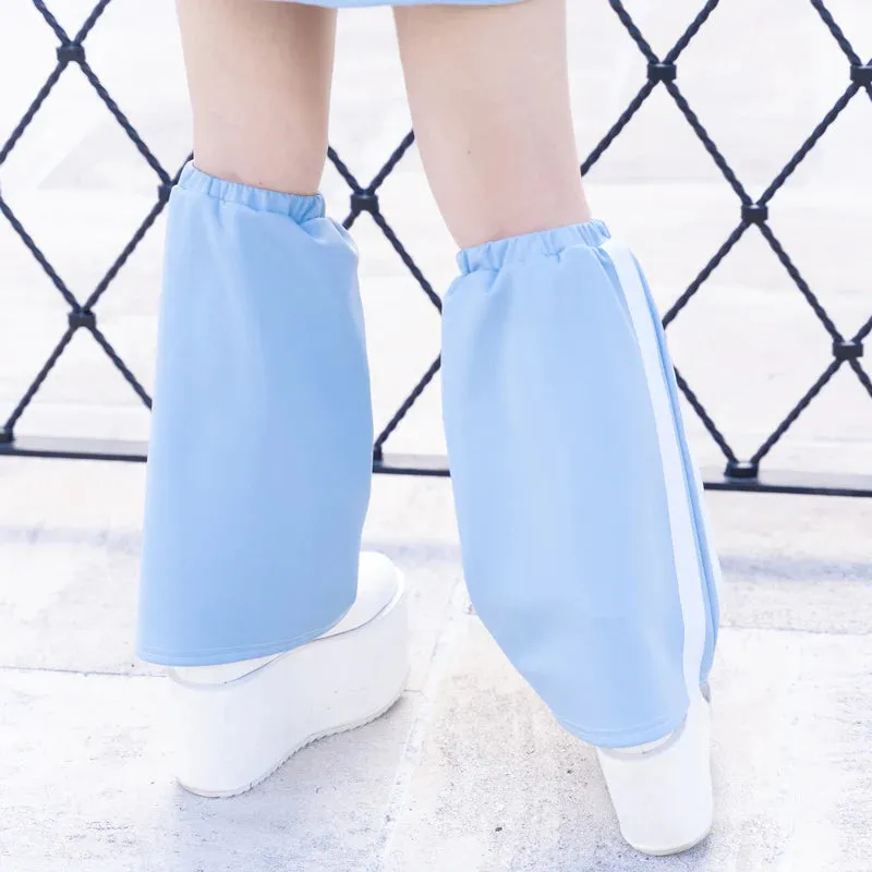 ACDC RAG Safe Jersey Leg Warmers - Pastel Blue