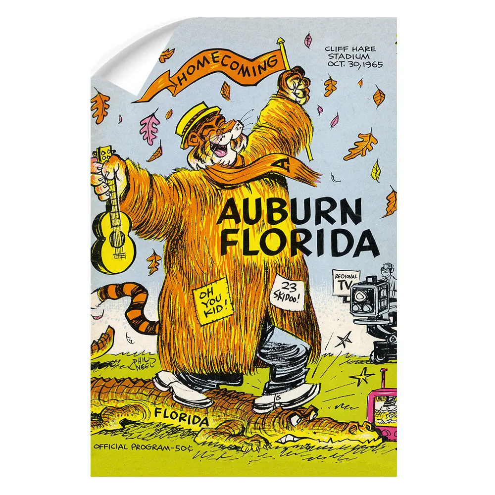 Auburn Tigers - Auburn Florida Homecoming Program Cover 10.30.65