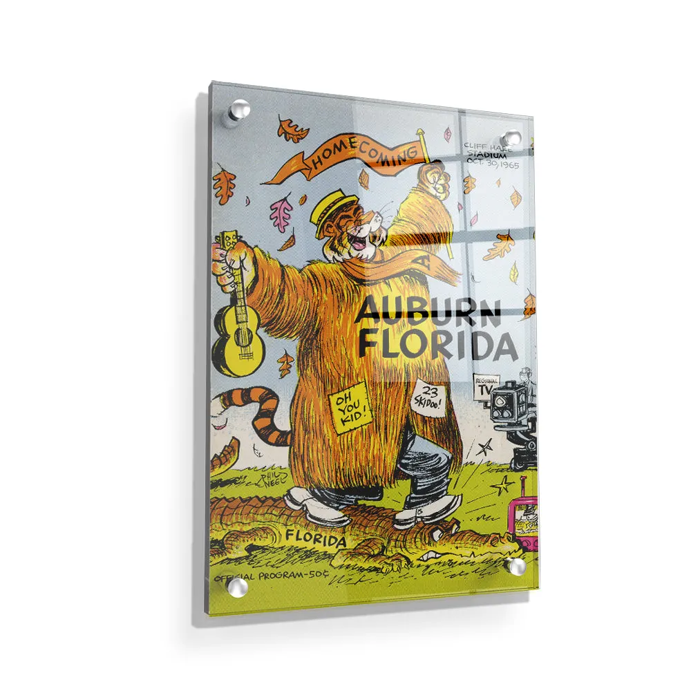 Auburn Tigers - Auburn Florida Homecoming Program Cover 10.30.65