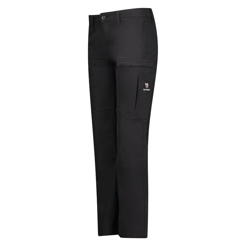 Avro Black Women's Zipper Cargo Pants