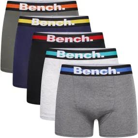 Bench Mens Roncam 5 Pack Boxer Shorts Bench Mens Roncam 5 Pack Boxer Shorts