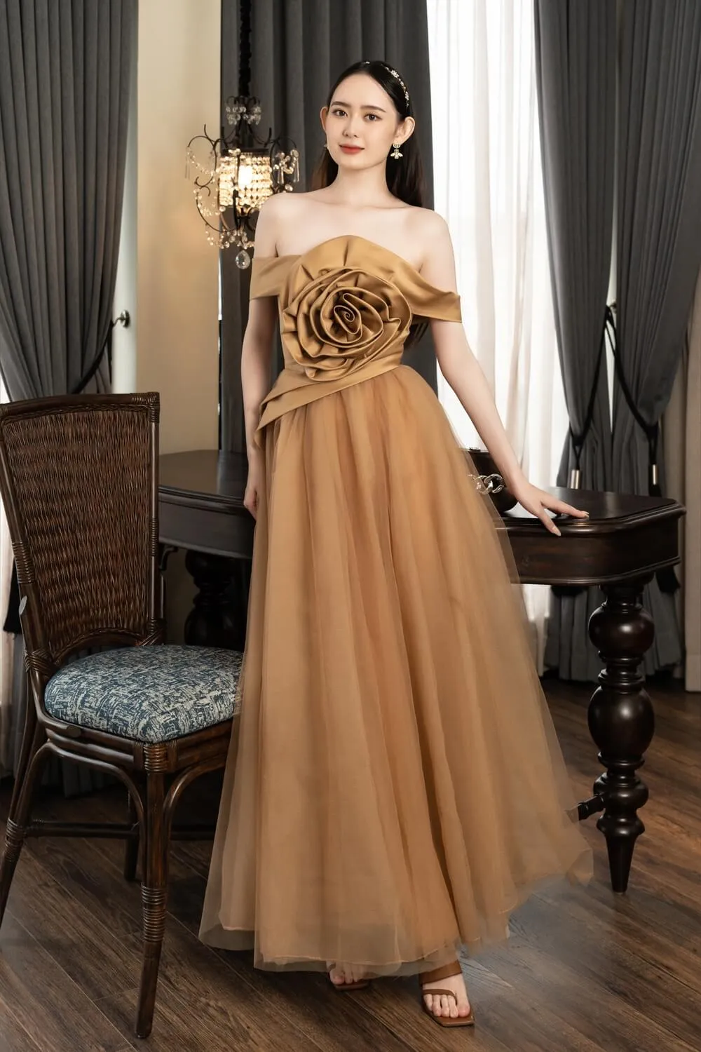 Blunt Off-Shoulder Dress