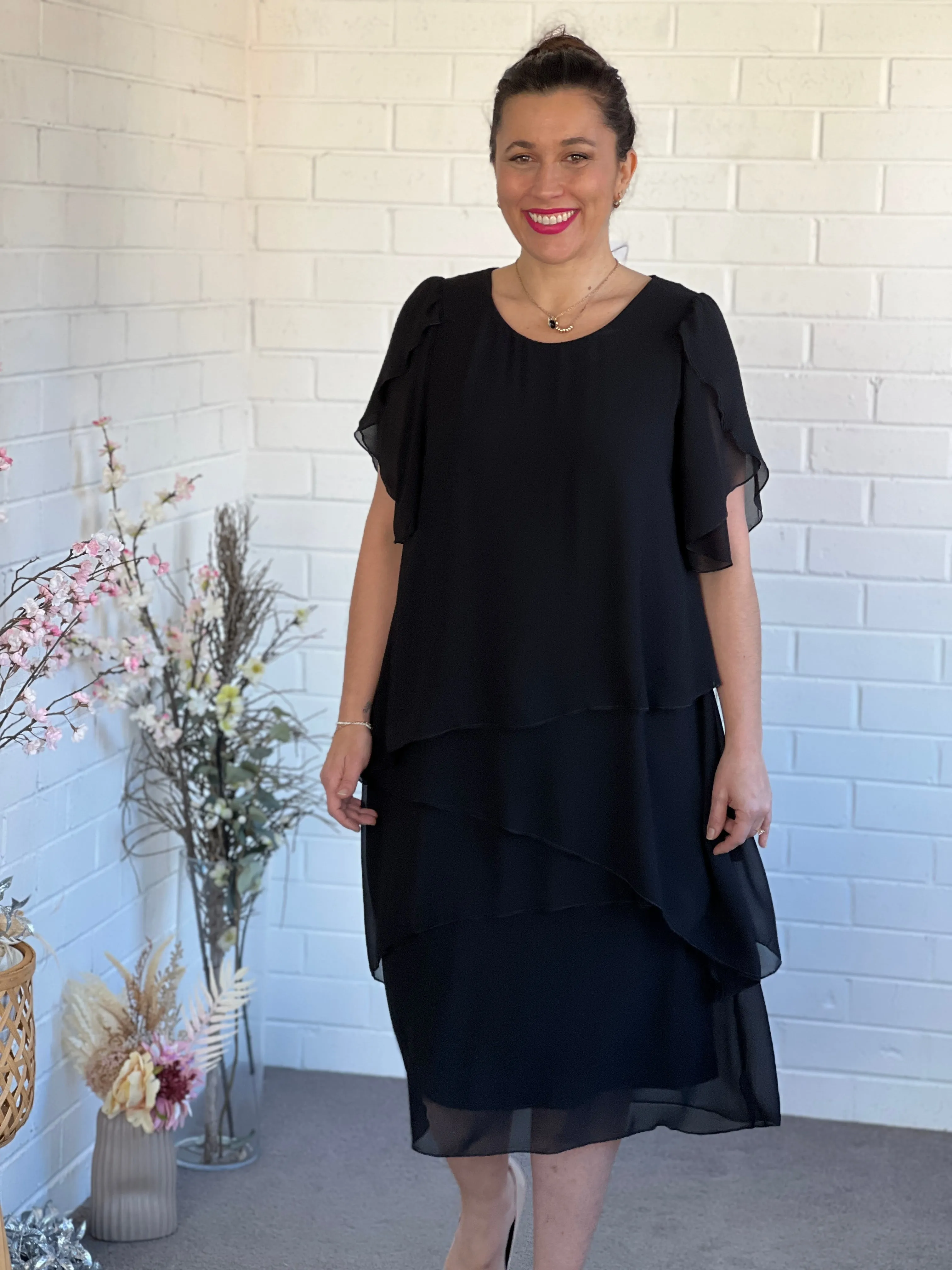Charlotte Black Evening Dress