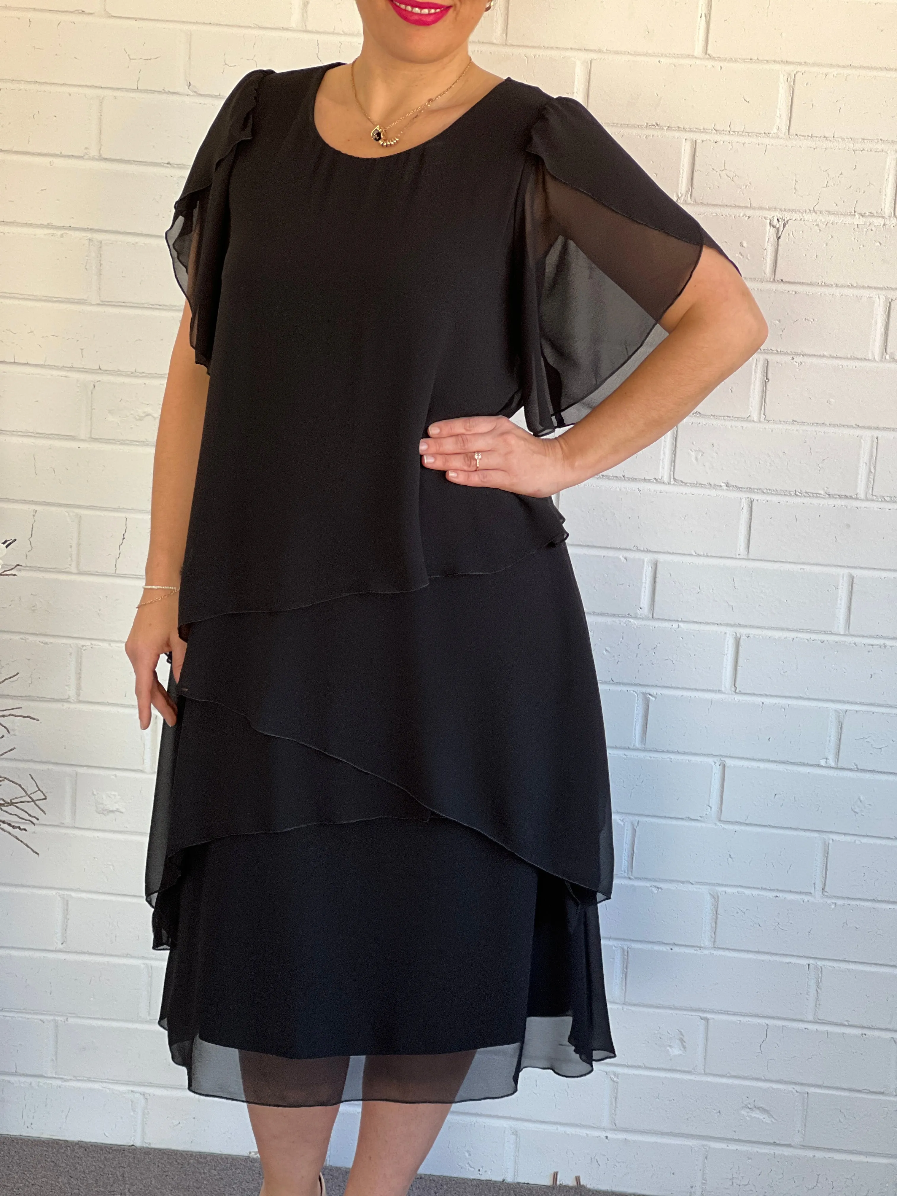 Charlotte Black Evening Dress