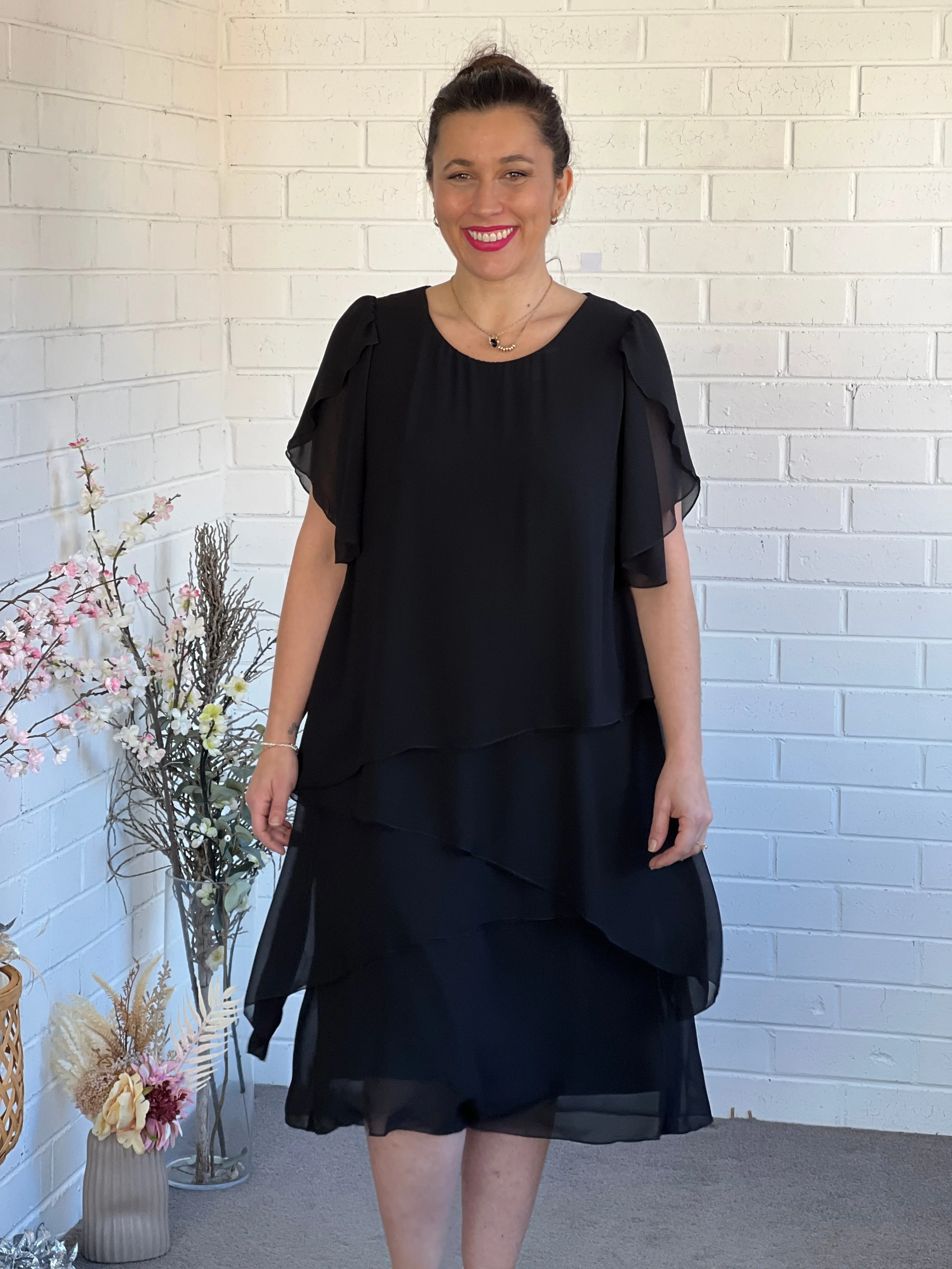 Charlotte Black Evening Dress