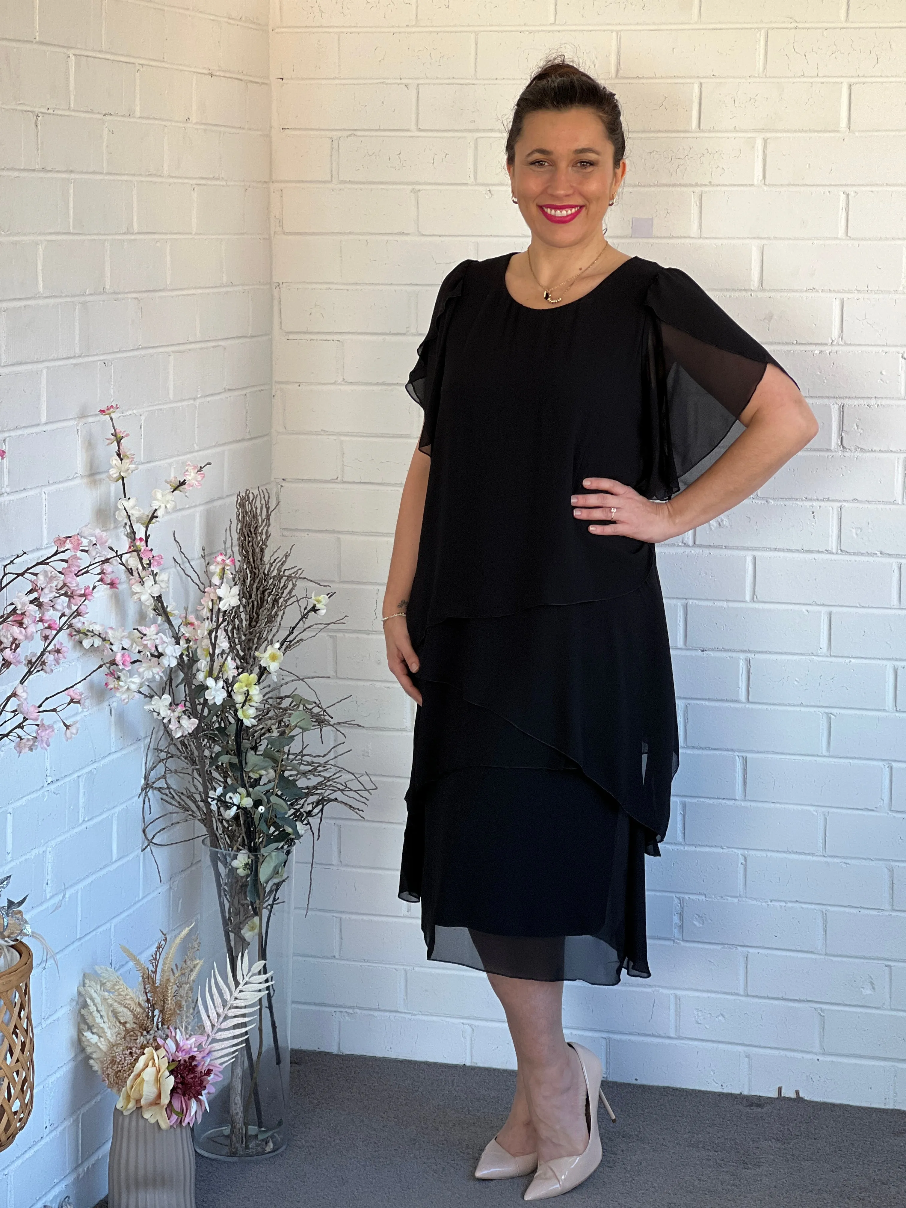 Charlotte Black Evening Dress
