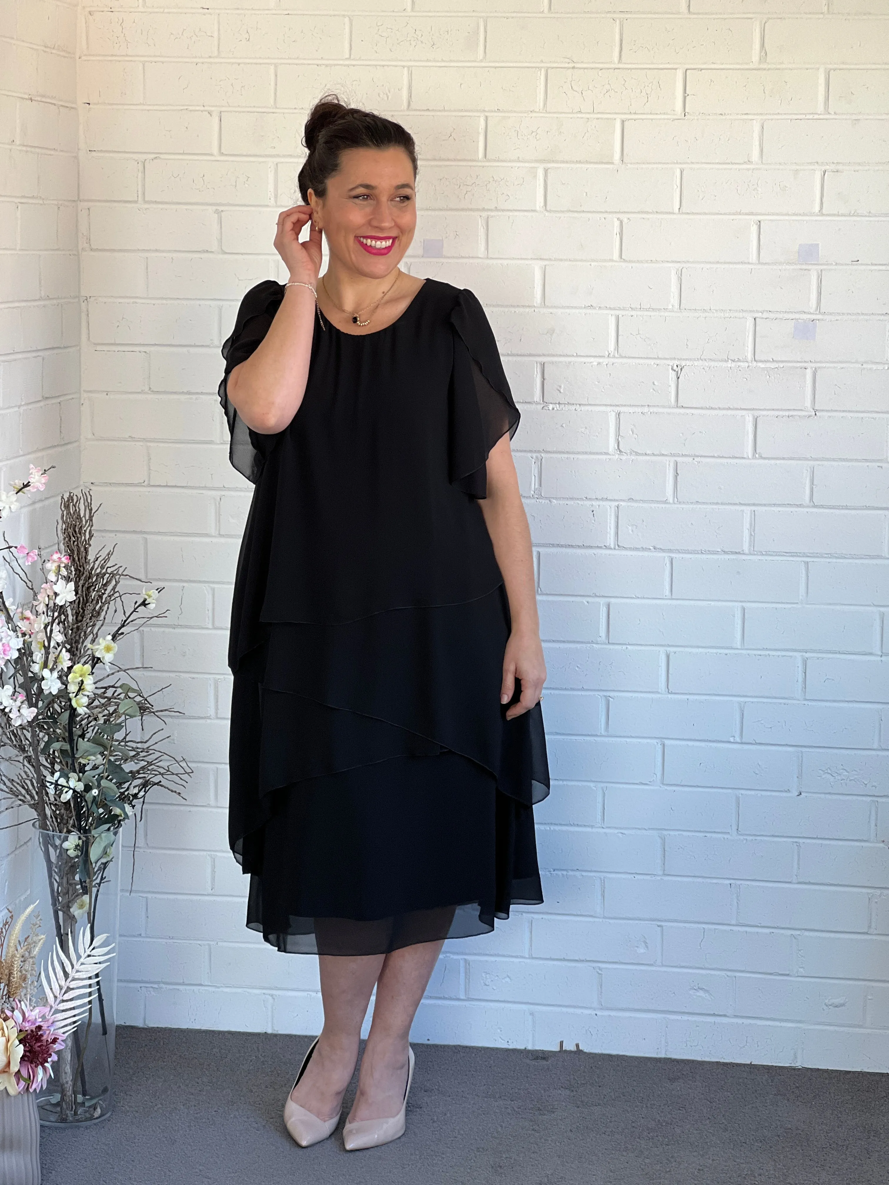 Charlotte Black Evening Dress