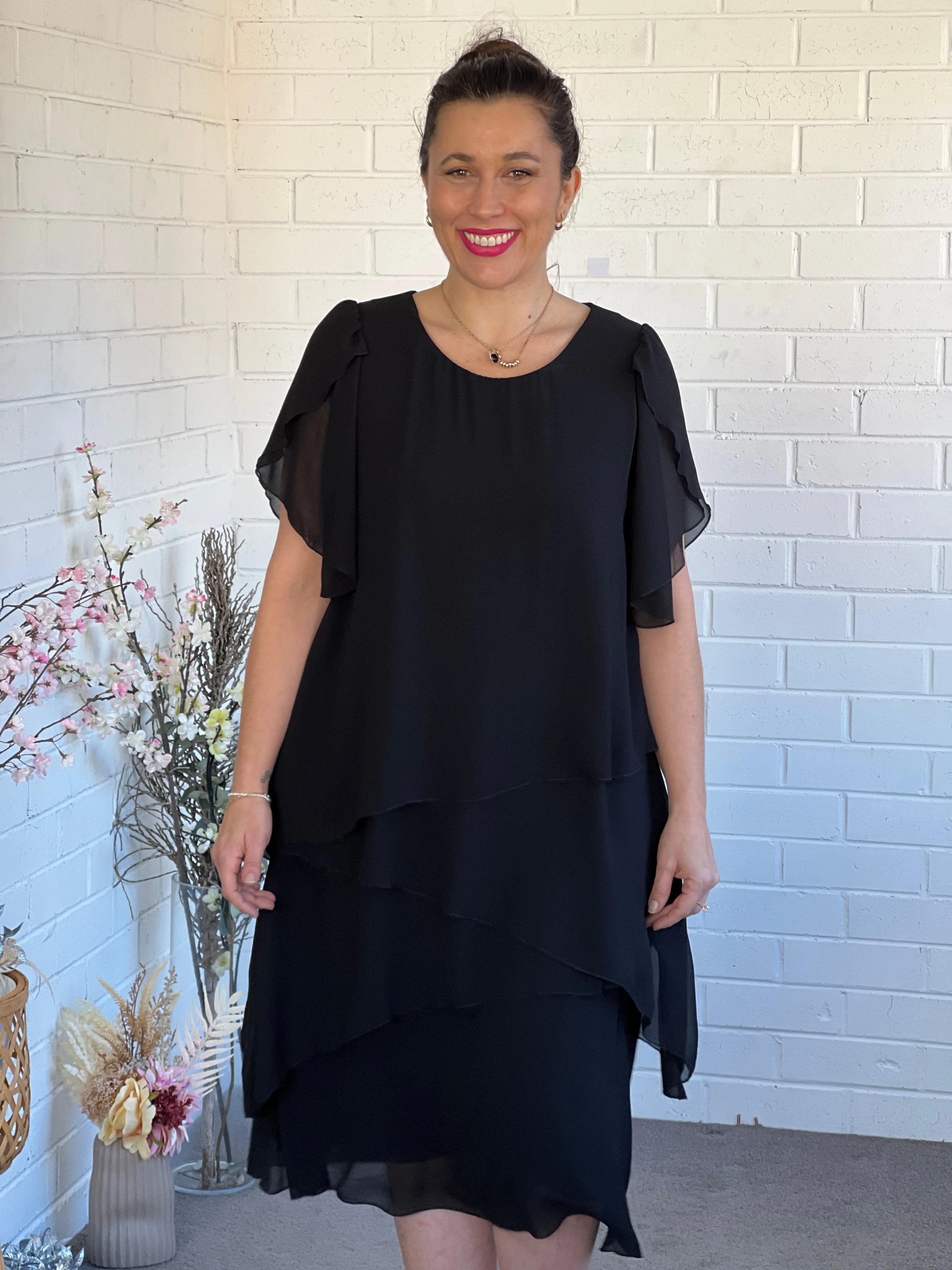 Charlotte Black Evening Dress