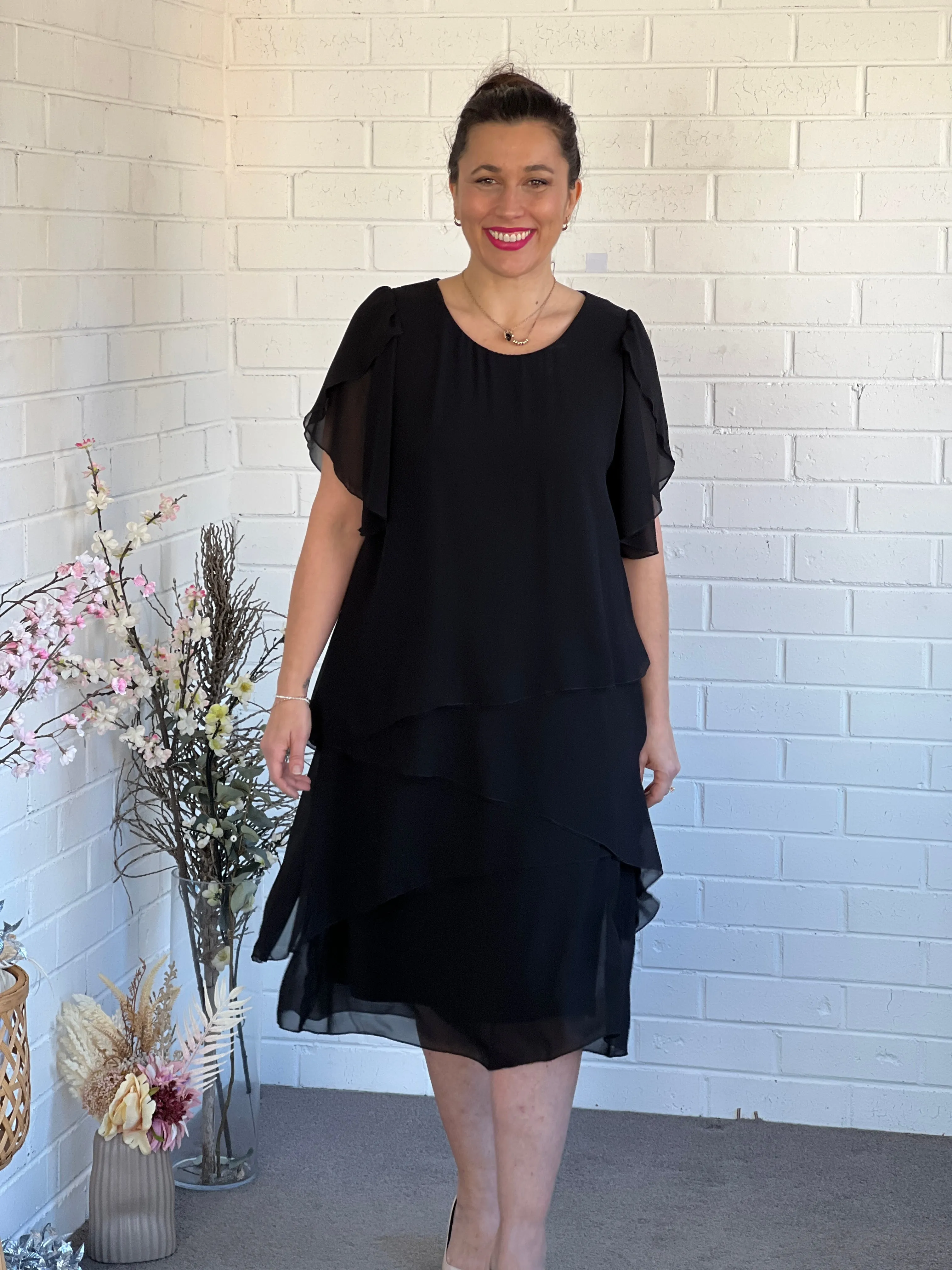 Charlotte Black Evening Dress