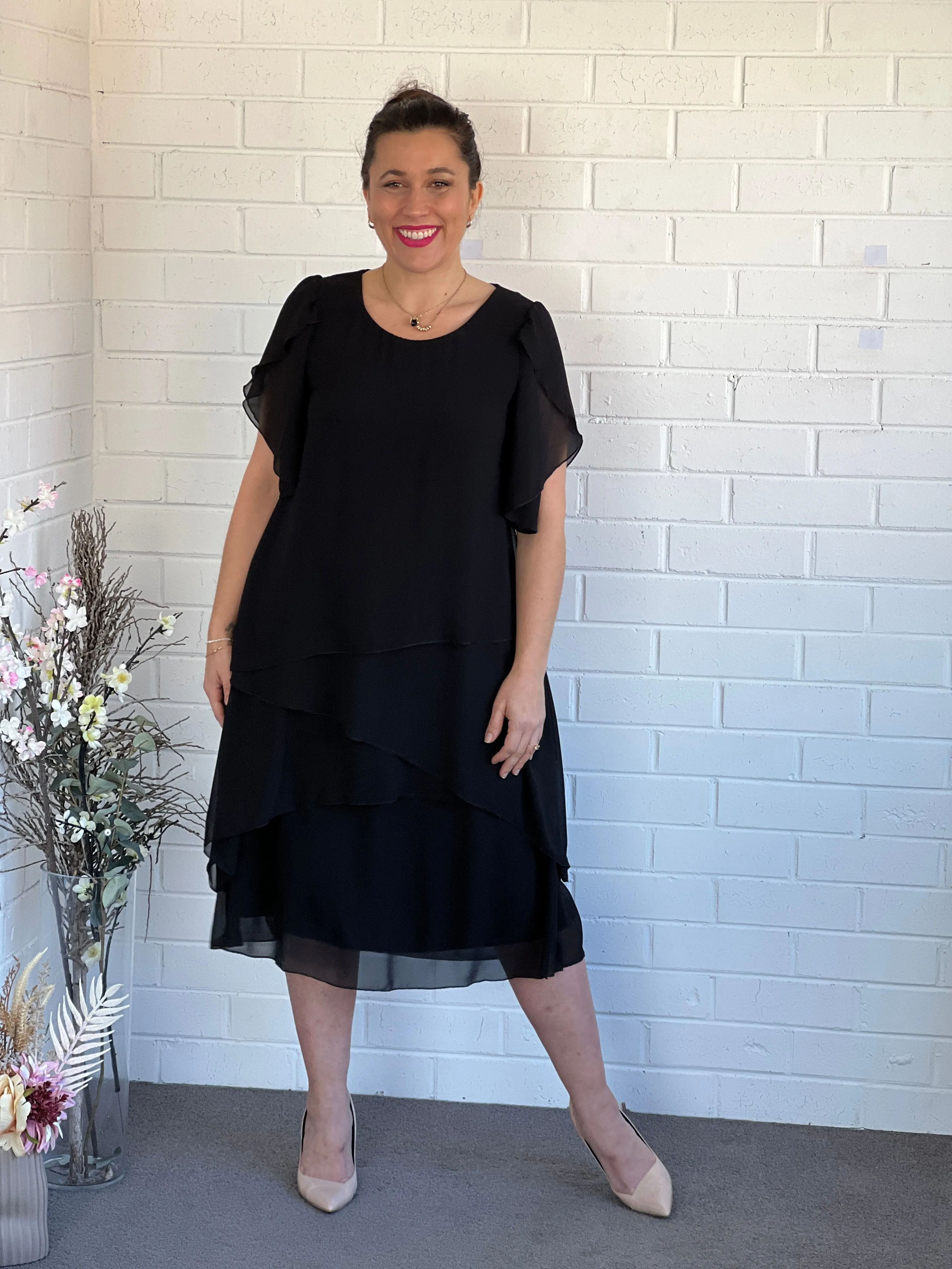 Charlotte Black Evening Dress