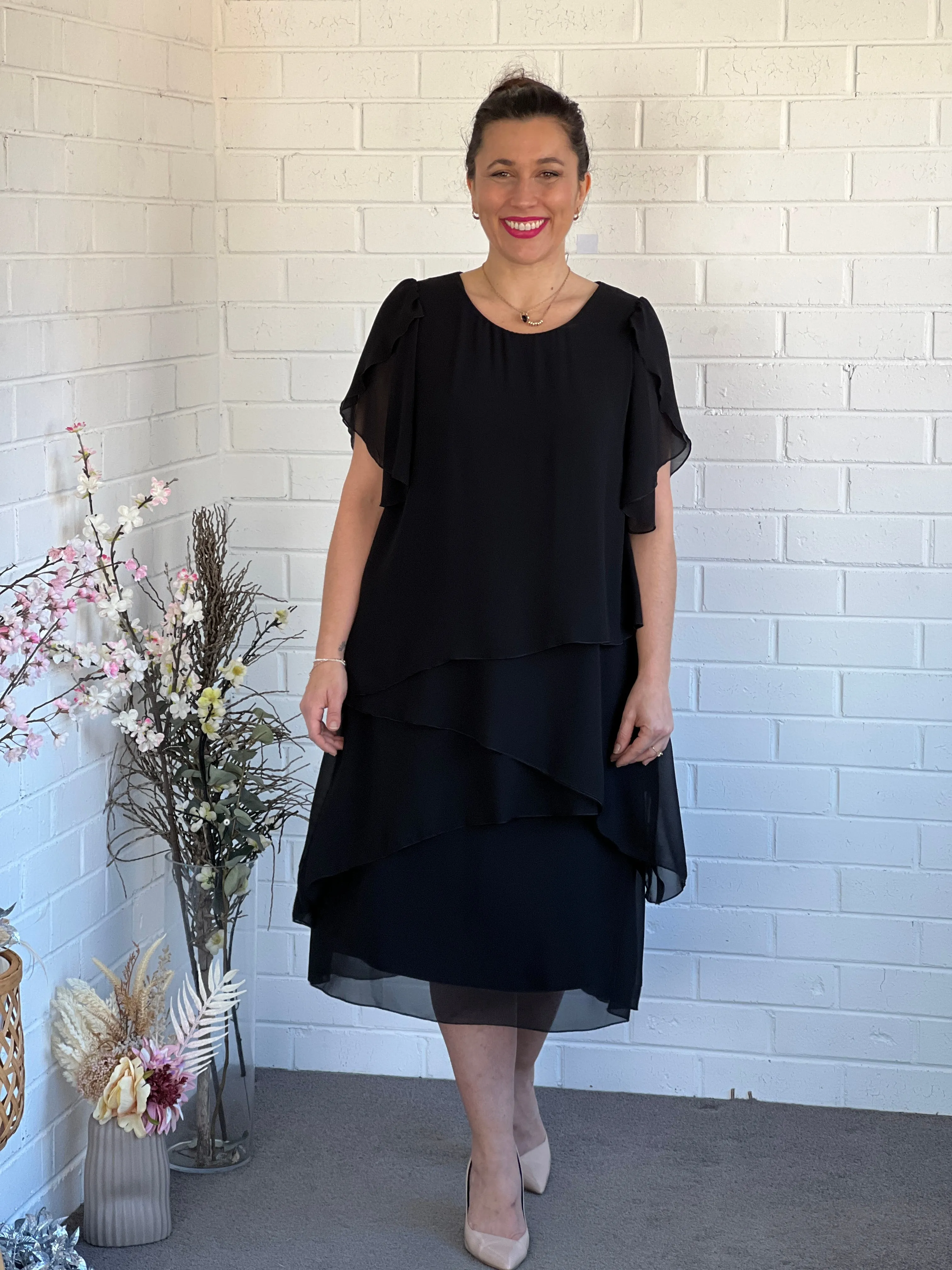 Charlotte Black Evening Dress