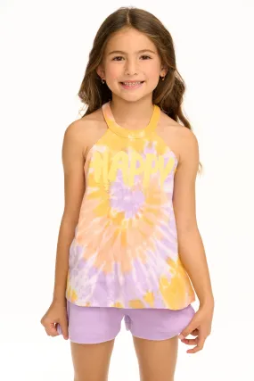 Chaser Happy Flouncy High Neck Tank
