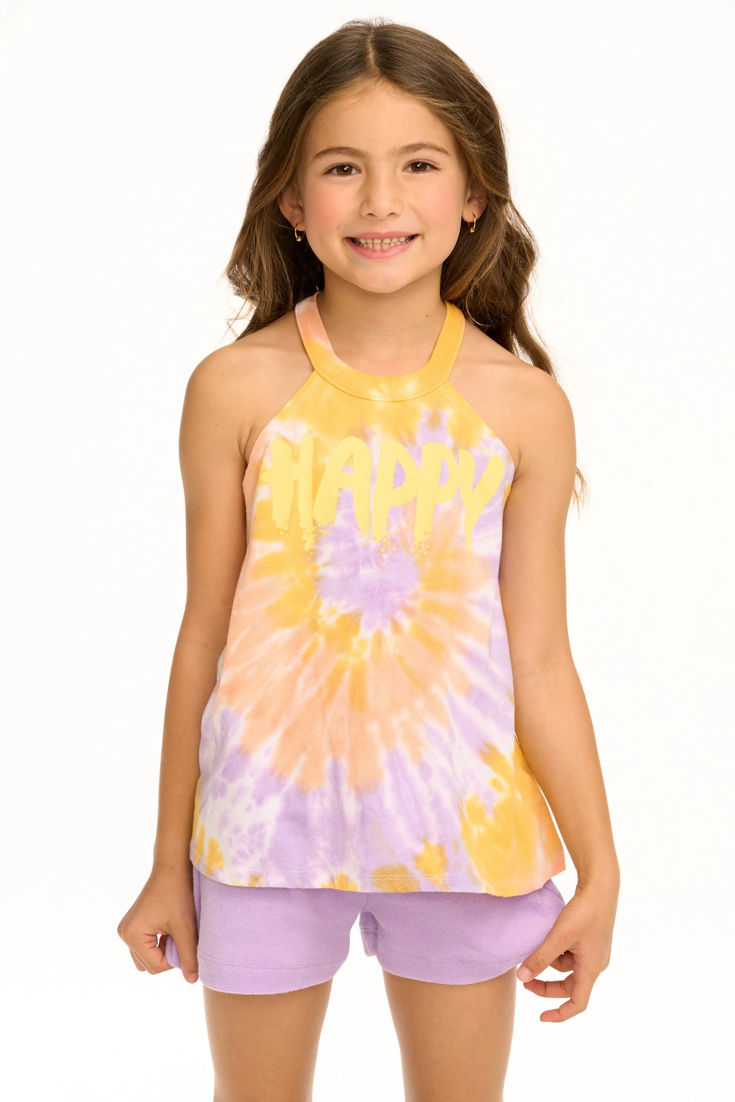 Chaser Happy Flouncy High Neck Tank