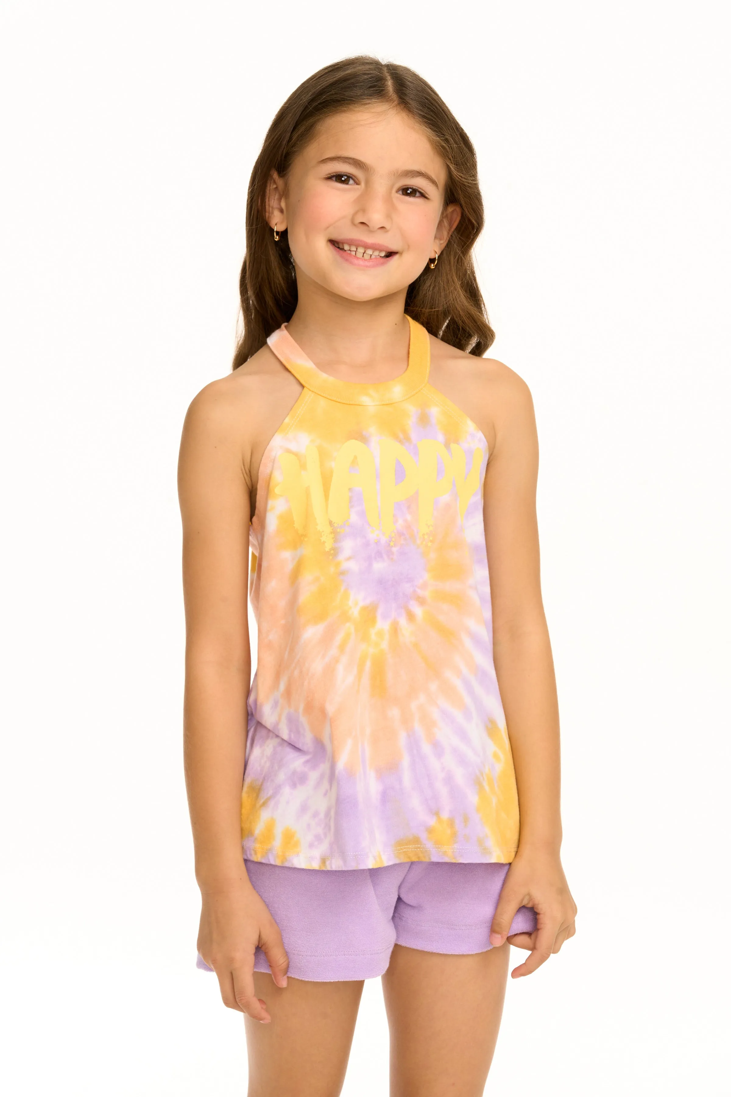 Chaser Happy Flouncy High Neck Tank