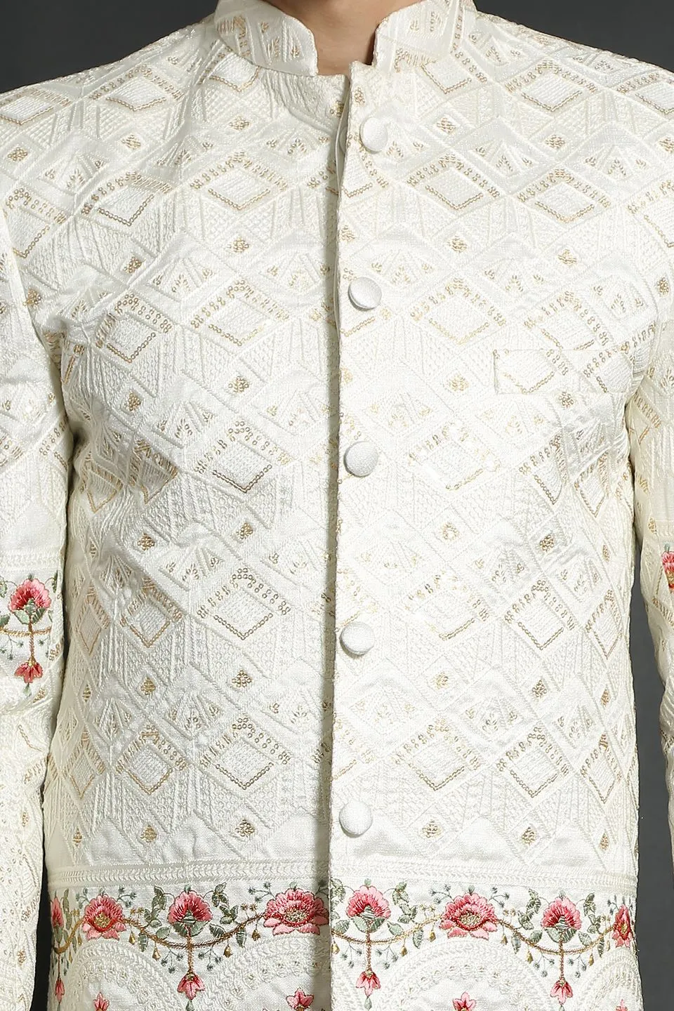 Cotton Silk Beige Blazer