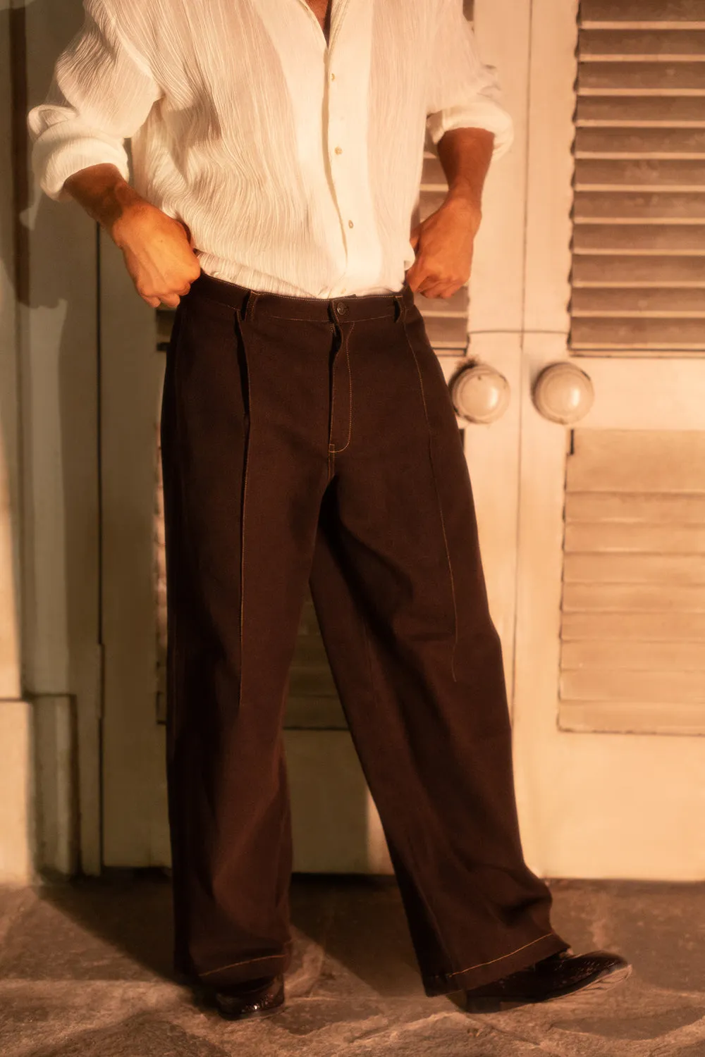 DENIM TROUSER PANTS