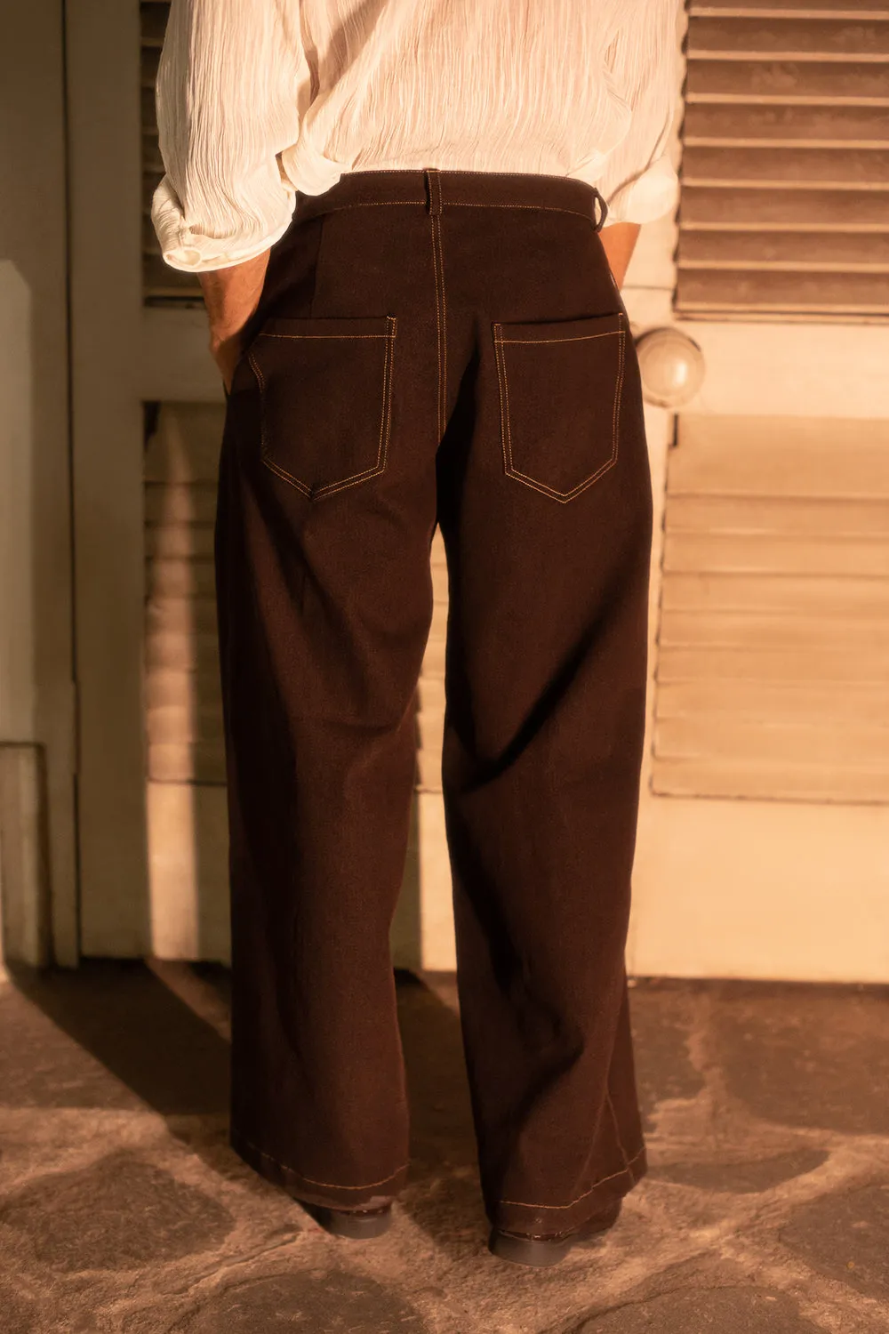 DENIM TROUSER PANTS
