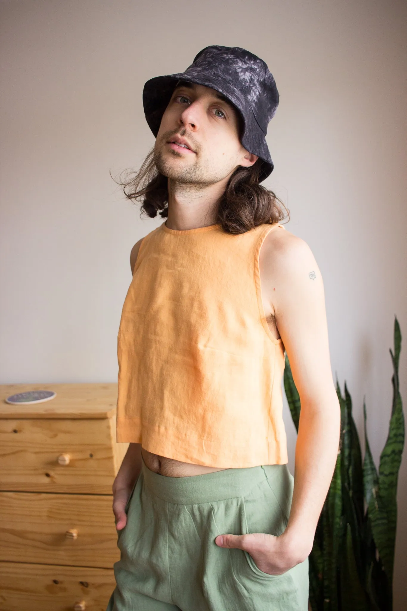Eve Gravel Tulipe Top - Many Colours (Online Exclusive)