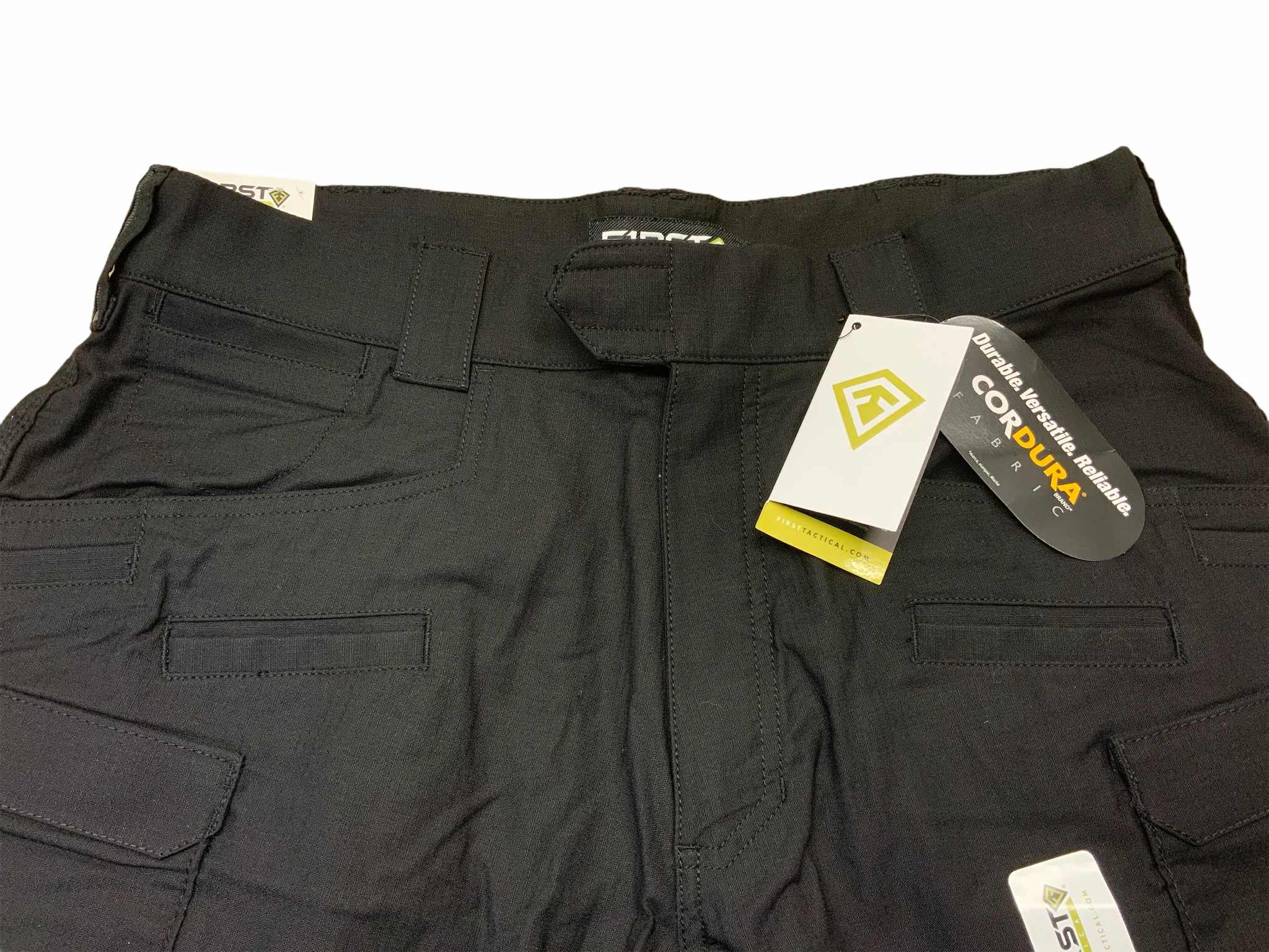 First Tactical Defender Ripstop Trousers Black Mens FTTRS01AN
