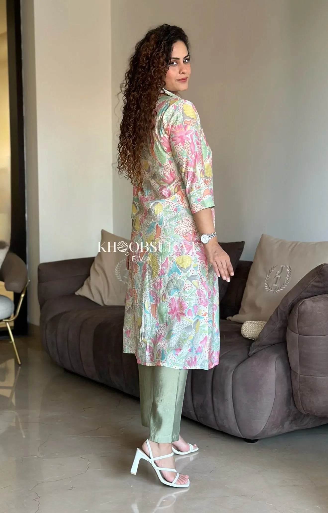 GOPI GREEN KURTA SET