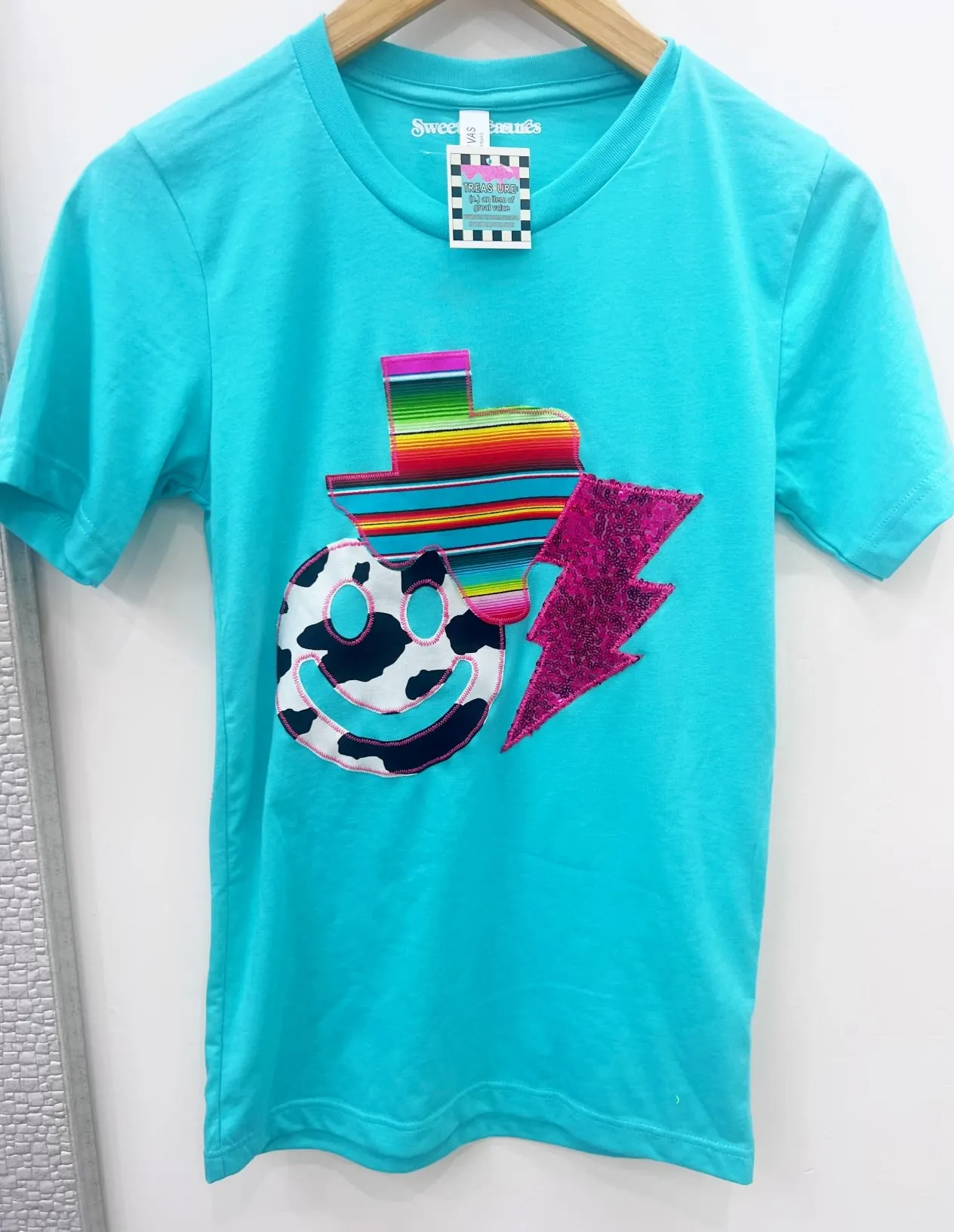 Happy Texas Bolt Crew Neck Tee