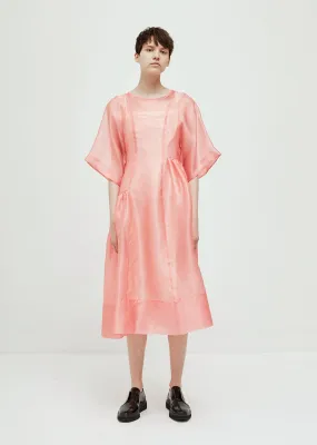 Laurelai Sheer Silk Dress