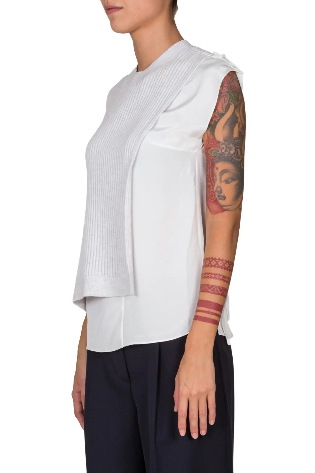 Layered Ribbed Tank Top