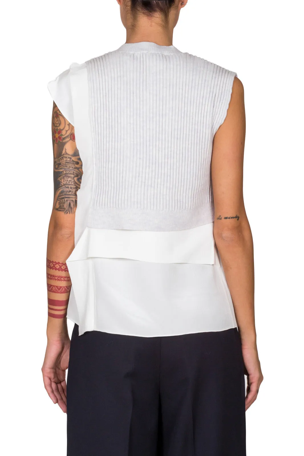 Layered Ribbed Tank Top