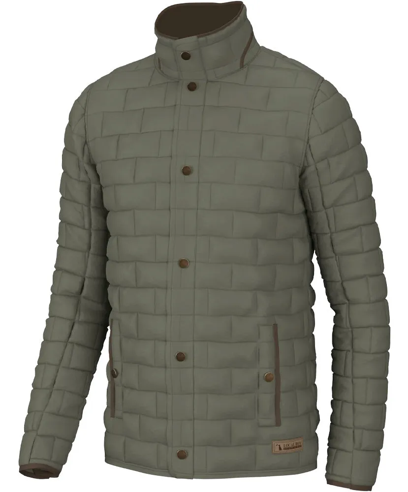 Local Boy - Brick Quilted Jacket