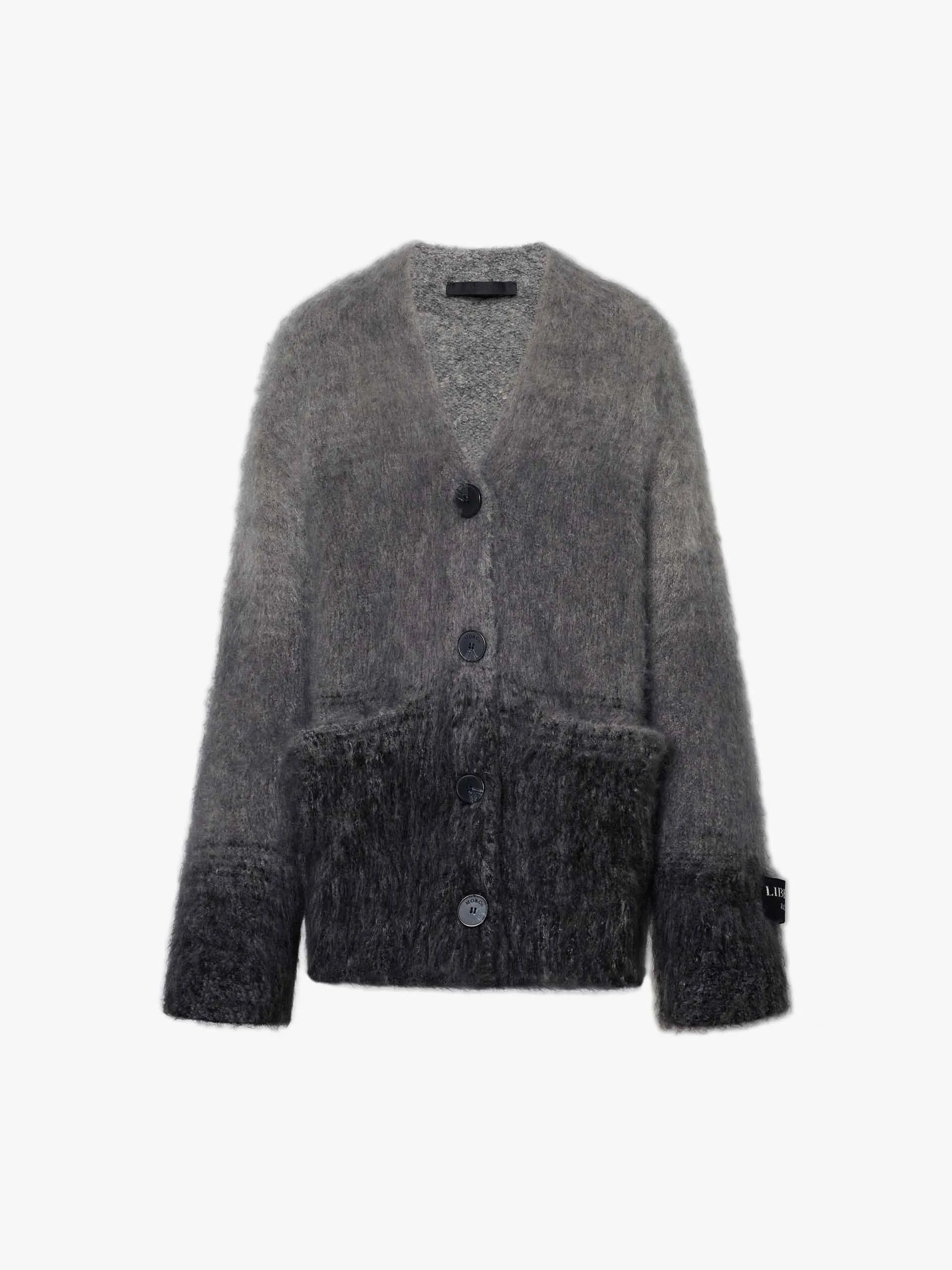 Loose Brushed Knit Cardigan
