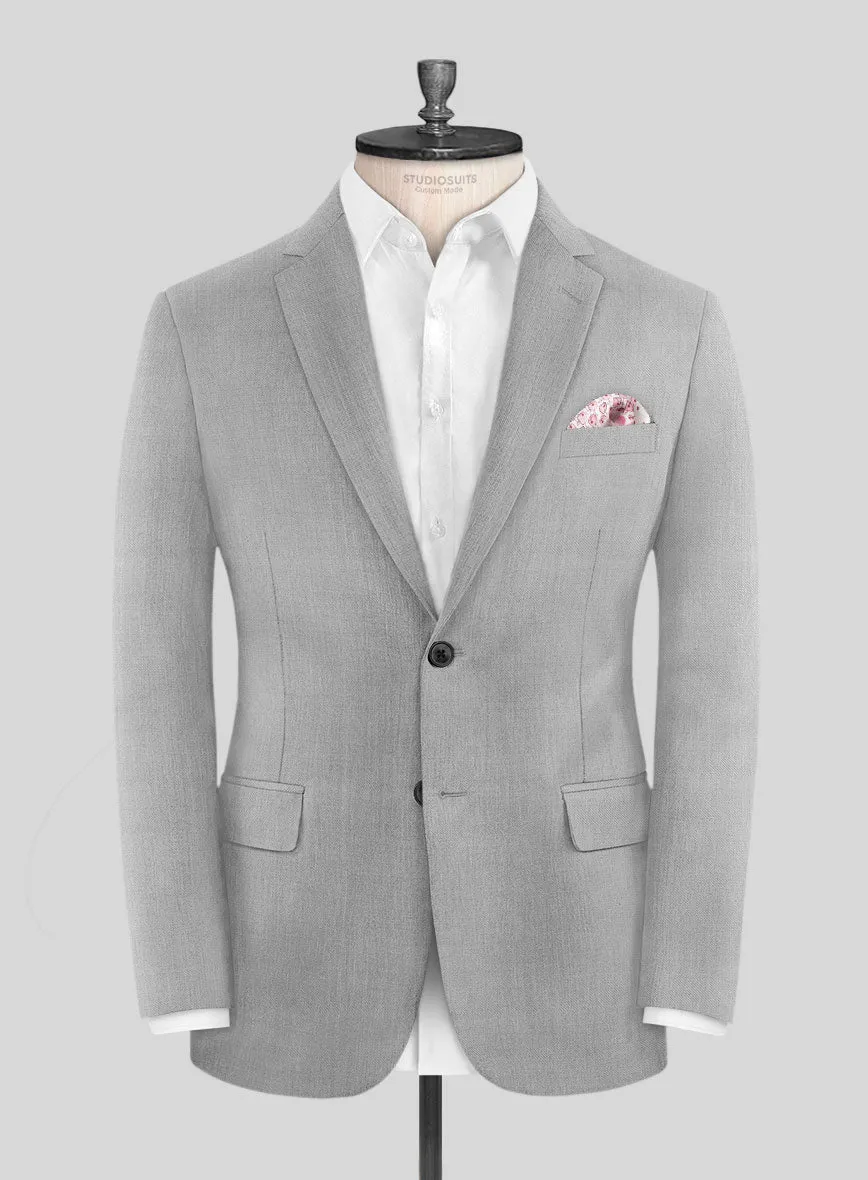 Marco Stretch Light Gray Wool Suit