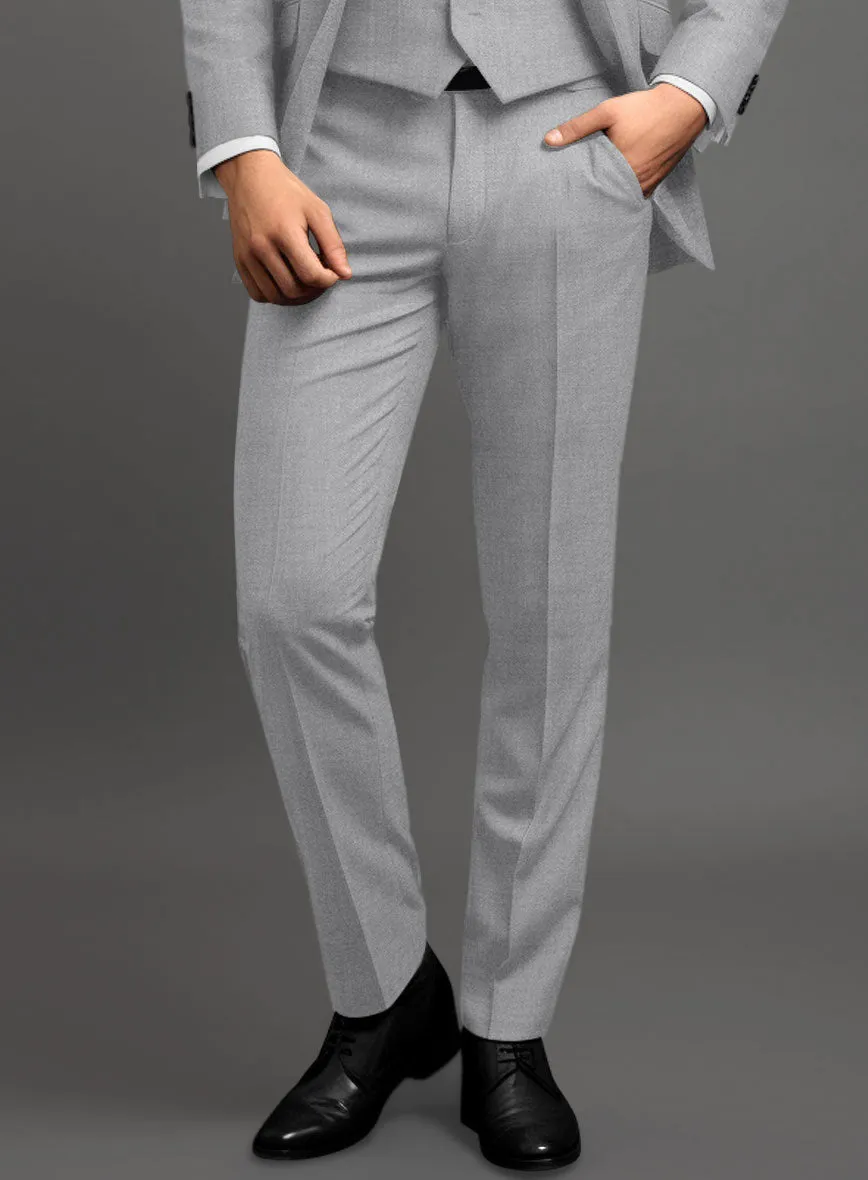 Marco Stretch Light Gray Wool Suit
