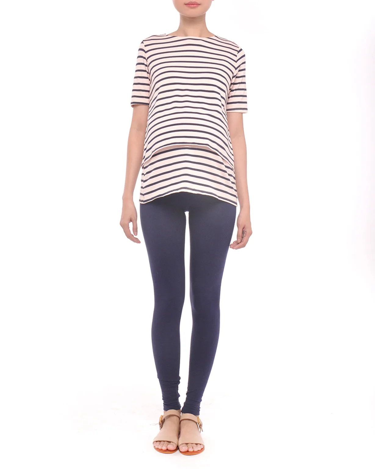 Maternity Leggings Navy Blue
