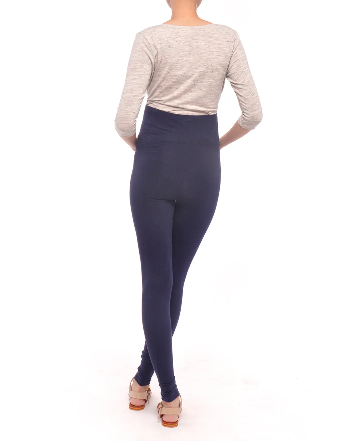 Maternity Leggings Navy Blue
