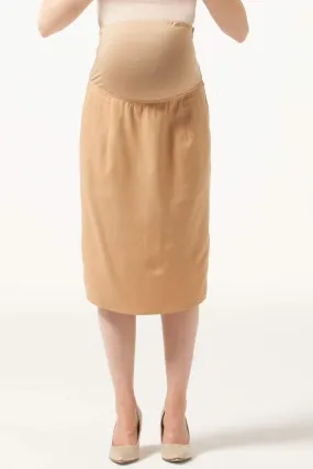 Maternity Skirt Dona Camel Maternity Skirt Dona Camel