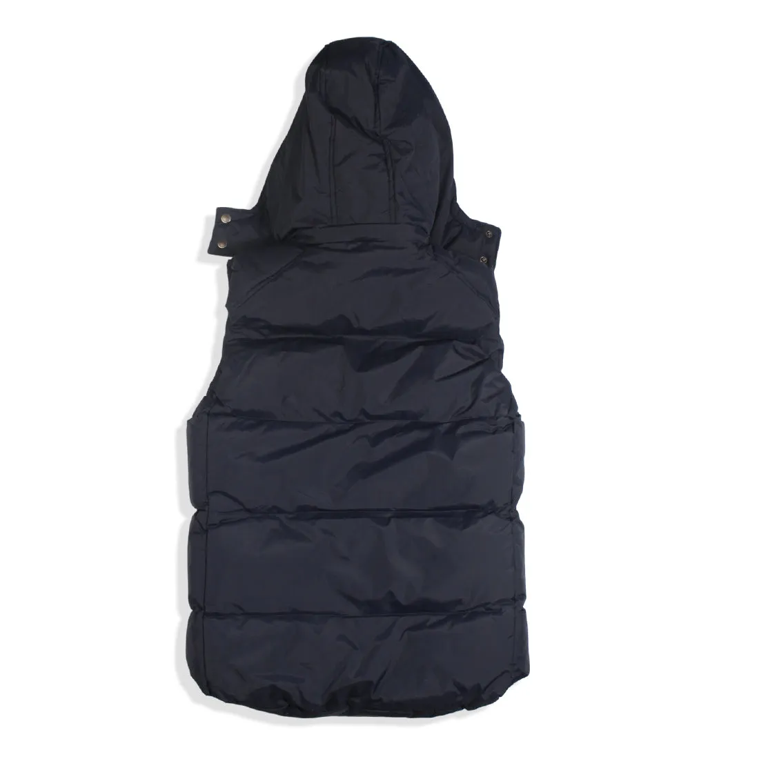 Men Double face Warm winter vest with hoodie -8697