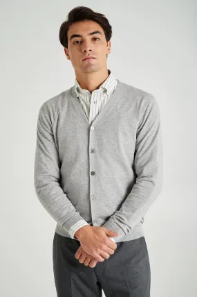 Men's long sleeve Coolmax blend cardigan