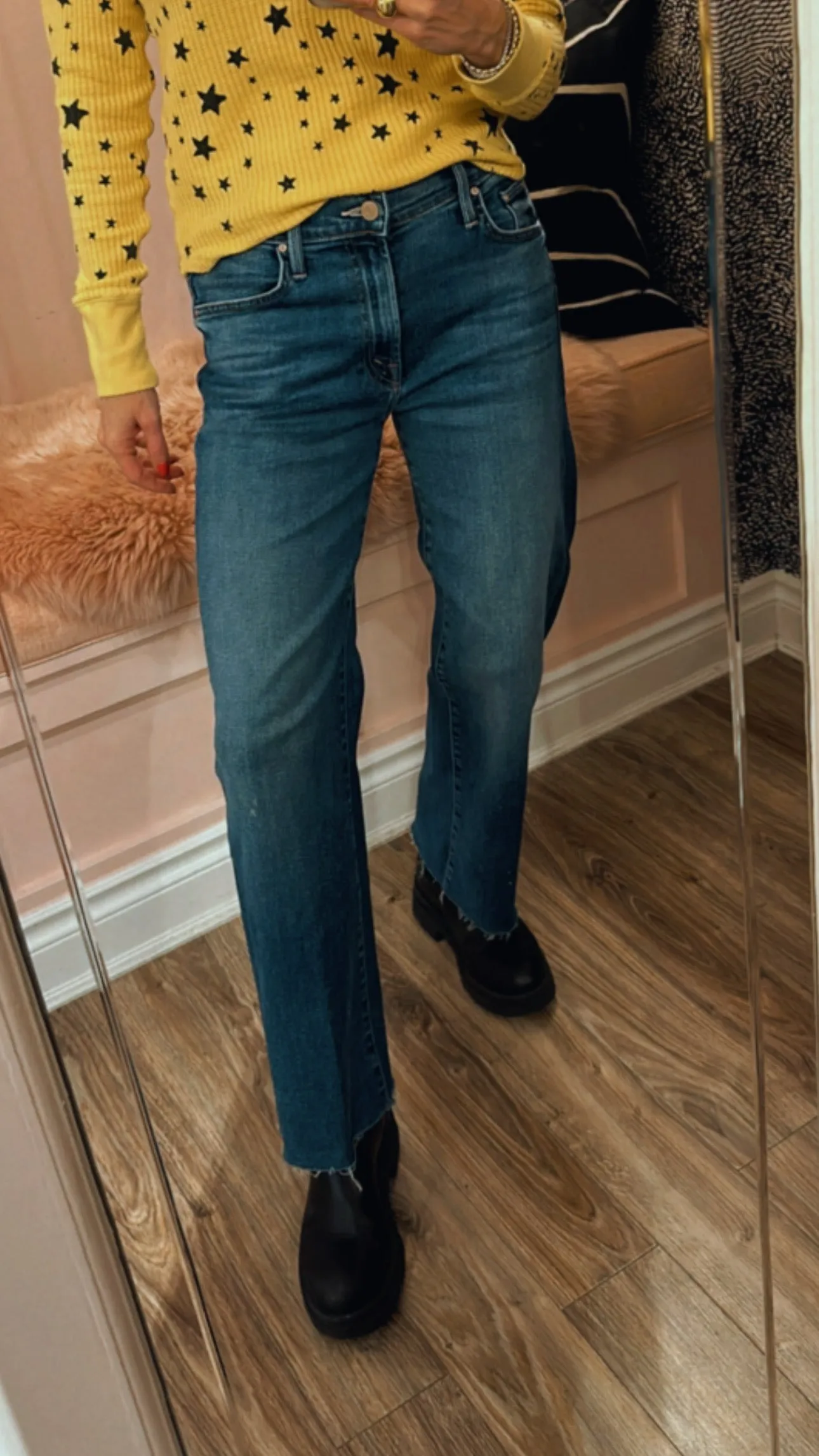 Mid Rise 'Rambler Zip Ankle Fray'