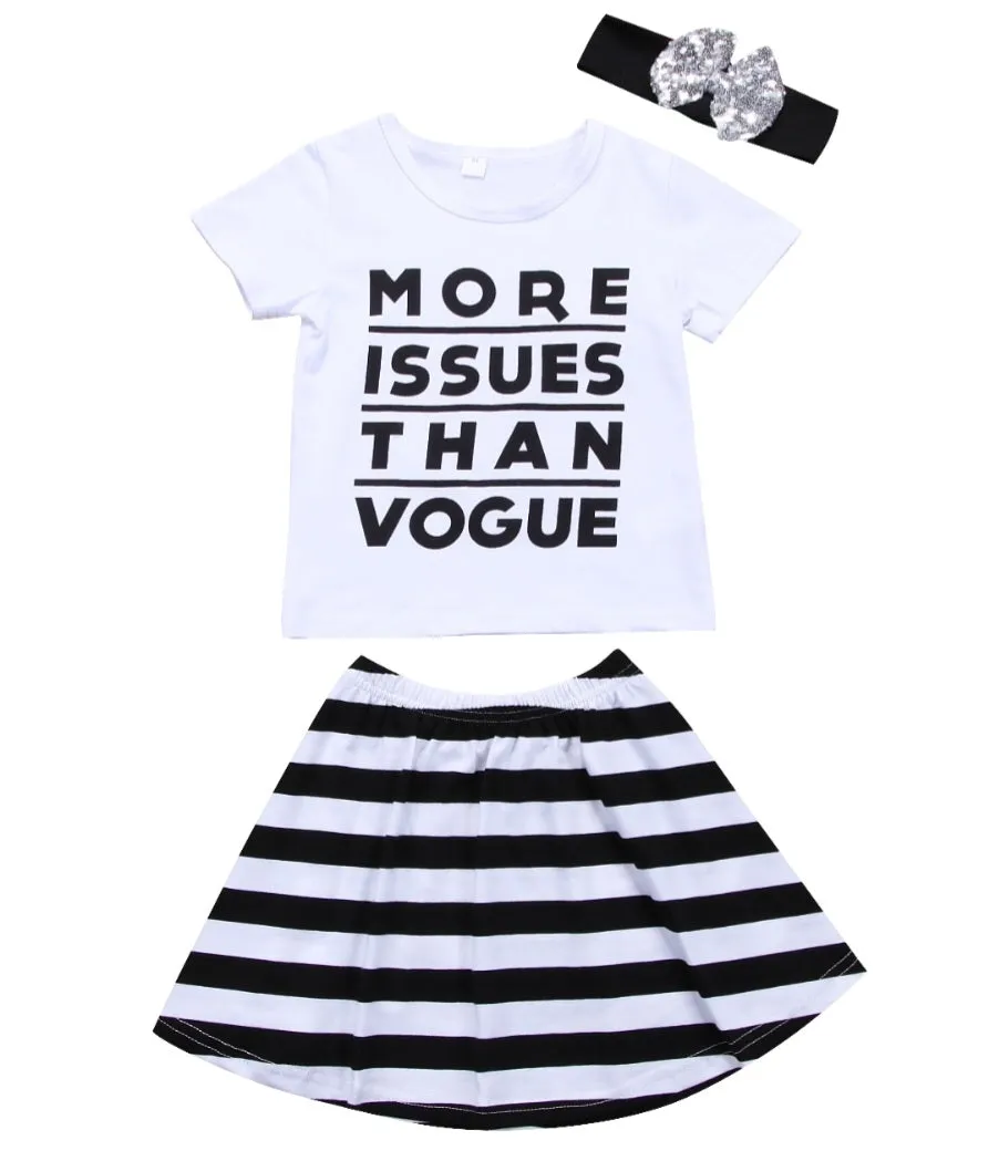 More Issues Than Vogue T-Shirt, Skirt and Headband #900013