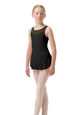 ON SALE Rose Vine Sage Youth Pull-On Skirt (Black)