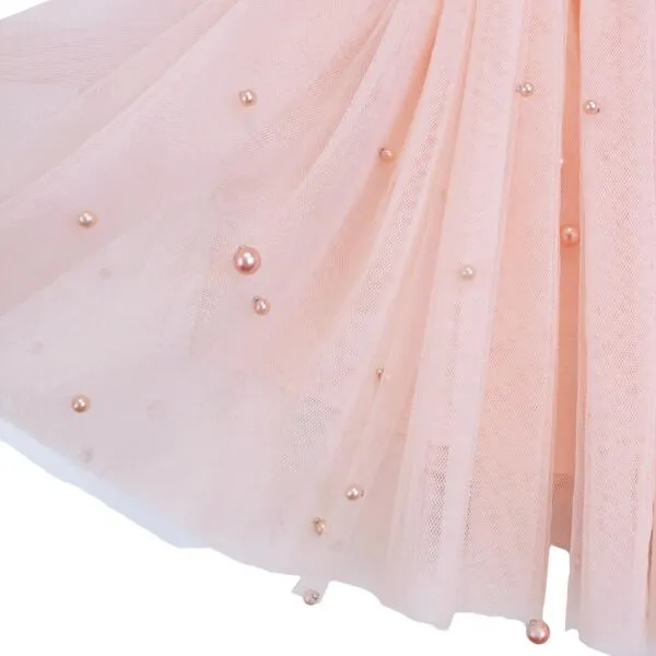 Pearl Stud Pink Tutu