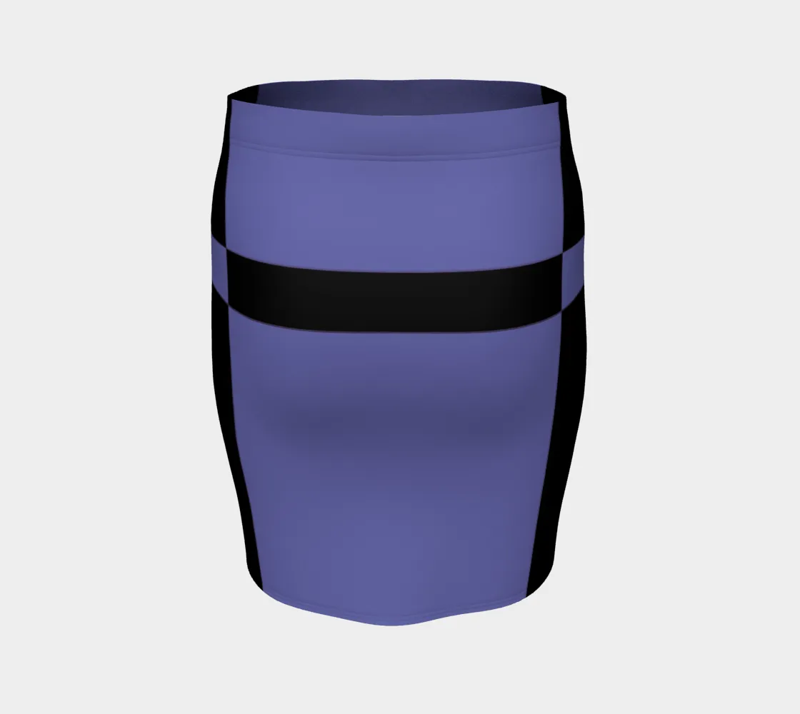 Periwinkle Fitted Skirt
