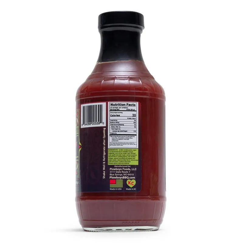 Plowboys Barbeque Hot Head BBQ Sauce