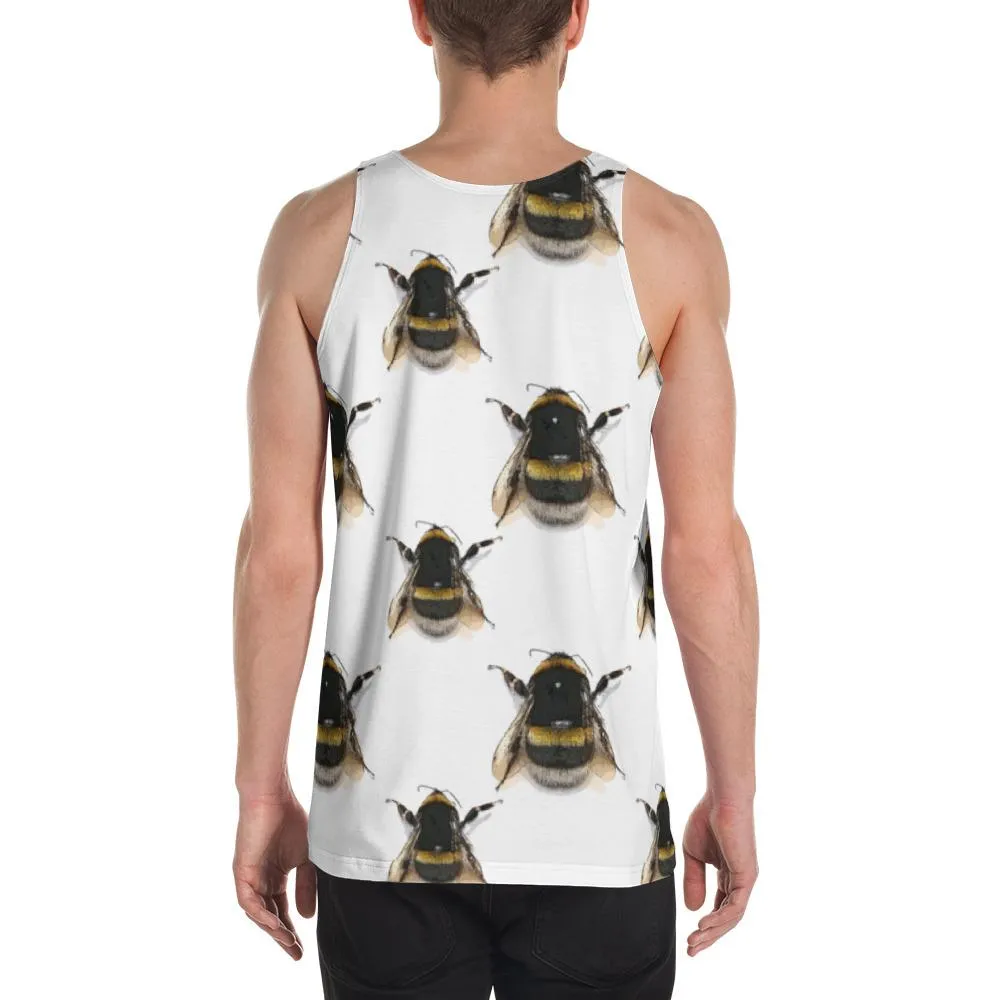 Polka Filtered Bees Unisex Tank Top