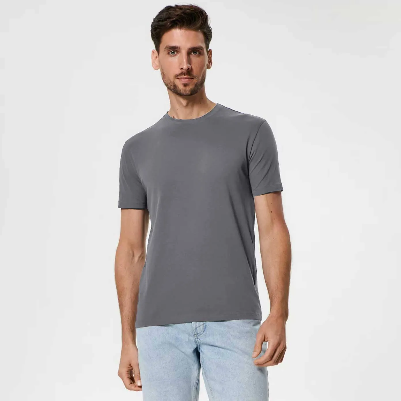 Polo Republica Men's Essential Crew Neck Tee Shirt